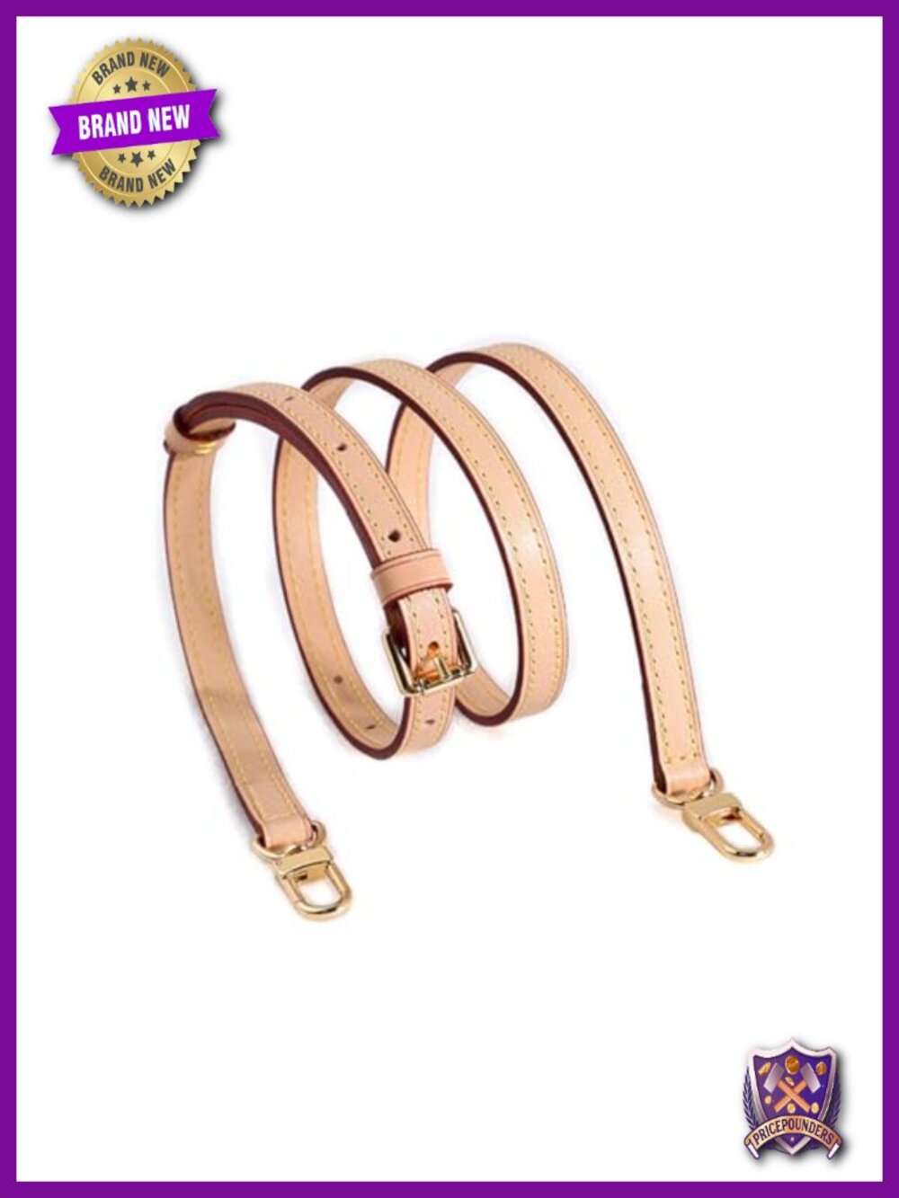 Vachetta Leather Crossbody Strap Replacement Shoulder Strap Adjustable Bag Strap